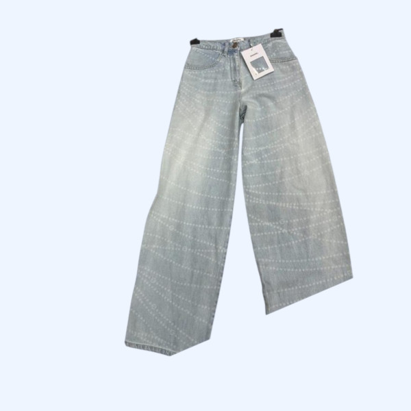 [ 샤넬 ] 25ss 진주 와이드 청바지