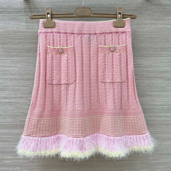 [ Chanel ] 샤넬 캐시미어 니트 스커트