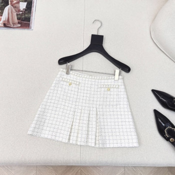 [Chanel] 샤넬 우븐 미니 스커트