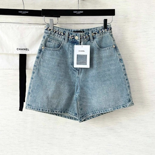 [ Chanel ] 샤넬 체인 데님 팬츠