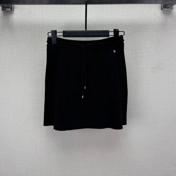 [ Chanel ] 샤넬 골지 니트 스커트