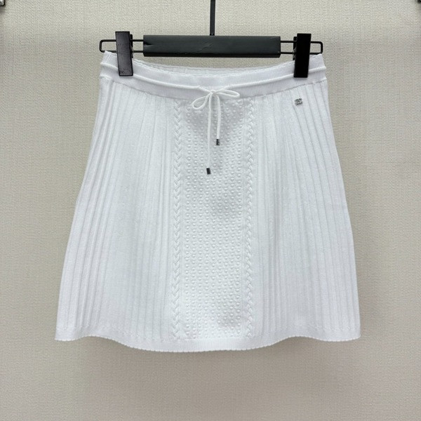 [ Chanel ] 샤넬 골지 니트 스커트