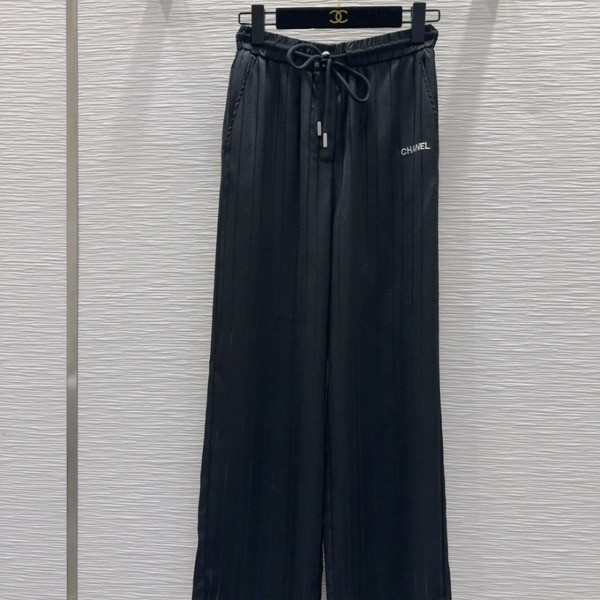 [ Chanel ] 샤넬 스트라이프 밴딩 팬츠
