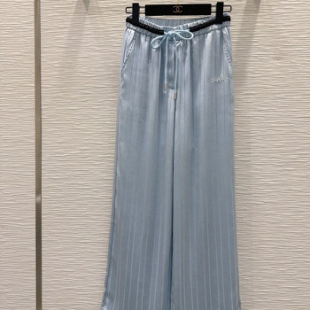 [ Chanel ] 샤넬 스트라이프 밴딩 팬츠