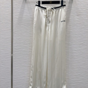 [ Chanel ] 샤넬 스트라이프 밴딩 팬츠