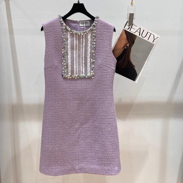 [ 샤넬 ] 2025ss 슬라브 원피스