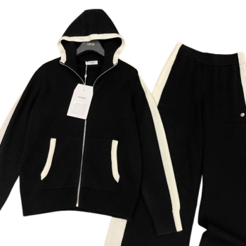 [ 샤넬 ] 25ss 배색니트 세트 집업