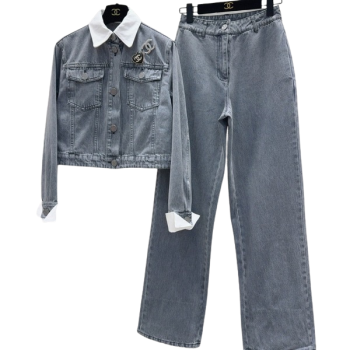 [ 샤넬 ] 25ss 데님 상하의 세트