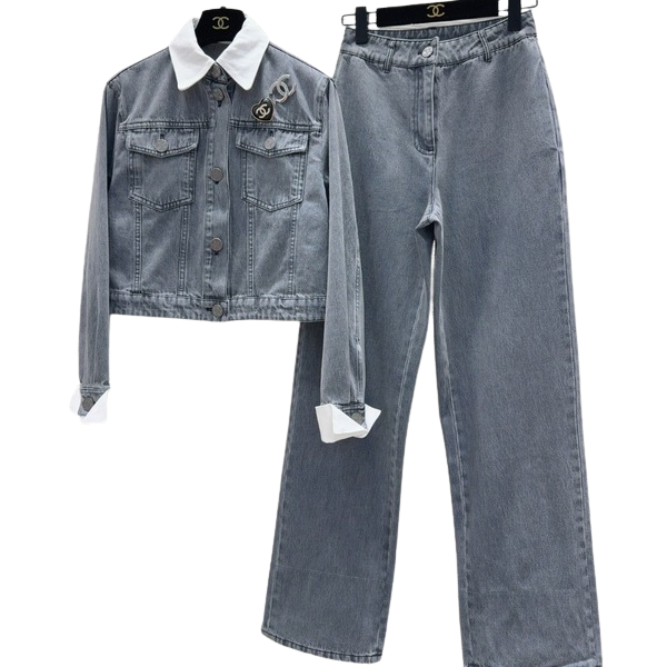 [ 샤넬 ] 25ss 데님 상하의 세트