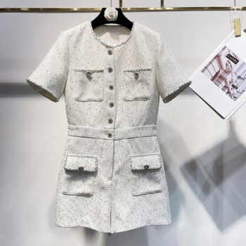 [ 샤넬 ] 25ss 스팽글 점프슈트