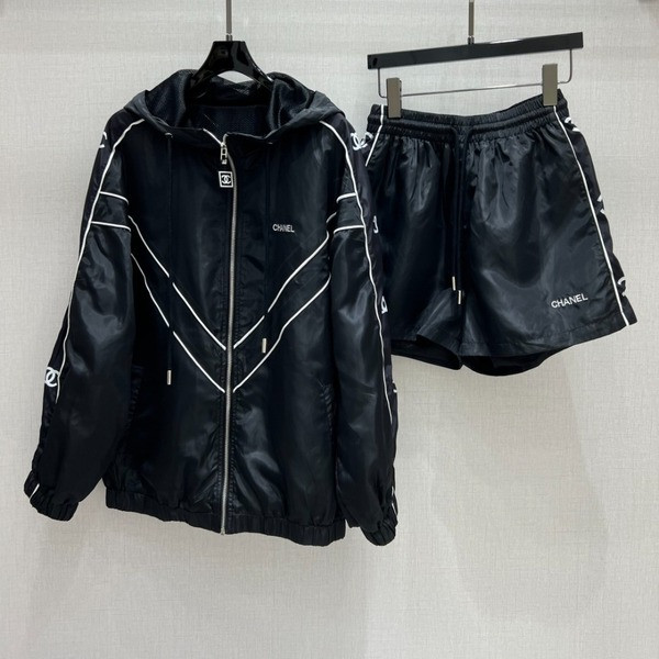 [ 샤넬 ] 25ss 바람막이 집업 set