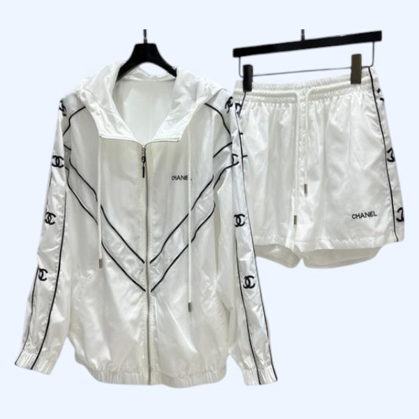 [ 샤넬 ] 25ss 바람막이 집업 set