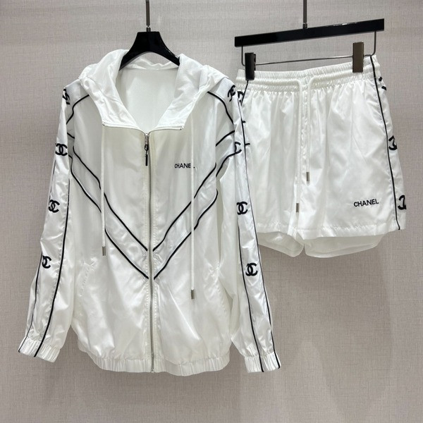 [ 샤넬 ] 25ss 바람막이 집업 set