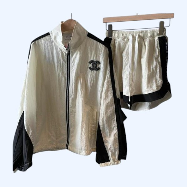 [ 샤넬 ] CC 바람막이 집업 set