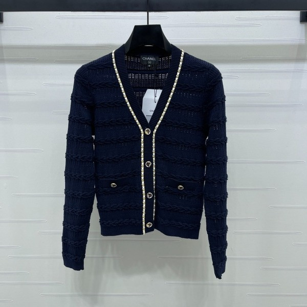 [ Chanel ] 샤넬 CC 체인 니트 가디건
