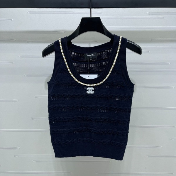 [ Chanel ] 샤넬 CC 체인 니트 나시