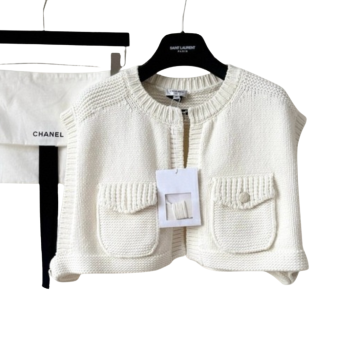 [ Chanel ] 샤넬 포켓 니트 베스트
