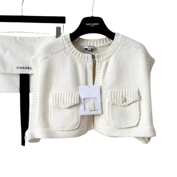 [ Chanel ] 샤넬 포켓 니트 베스트