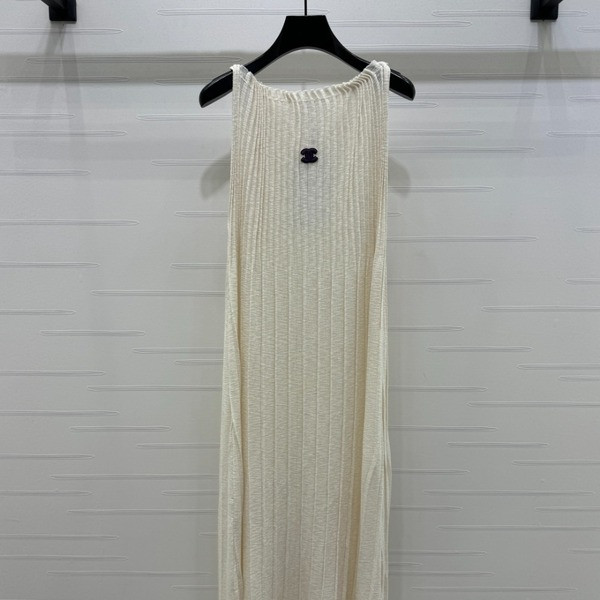 [ Chanel ] 샤넬 홀터넥 셔링 니트 원피스