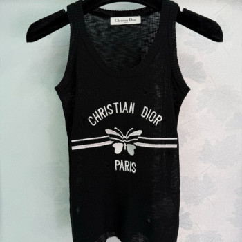 [ Dior ] 디올 골지 나시 니트