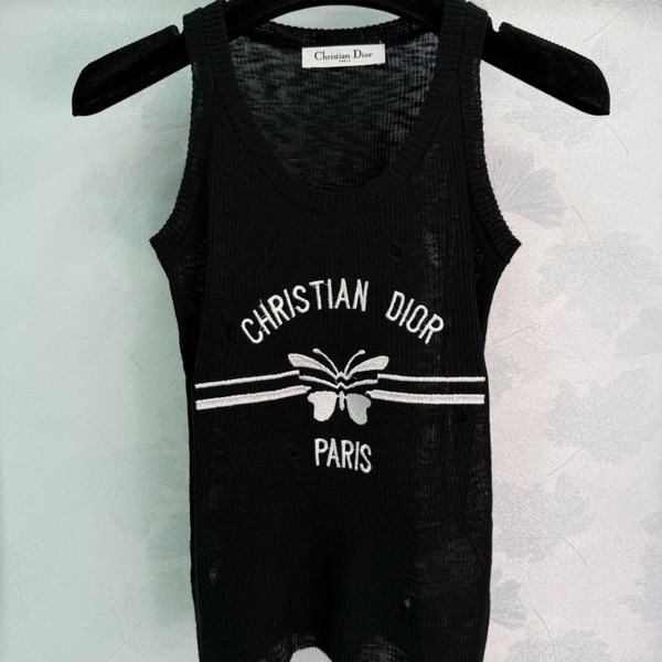 [ Dior ] 디올 골지 나시 니트