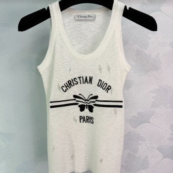 [ Dior ] 디올 골지 나시 니트