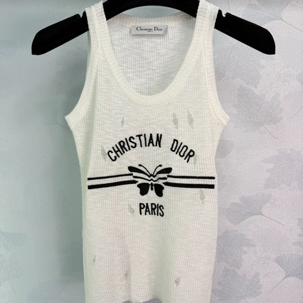 [ Dior ] 디올 골지 나시 니트