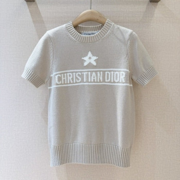 [ Dior ] 디올 라운드 반팔 니트