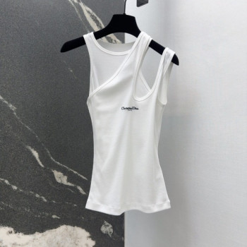 [ Dior ] 디올 슬림핏 골지 나시