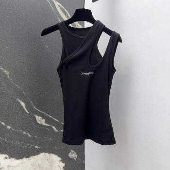 [ Dior ] 디올 슬림핏 골지 나시