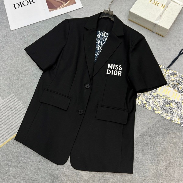 [ Dior ] 디올 자수 루즈핏 반팔 자켓