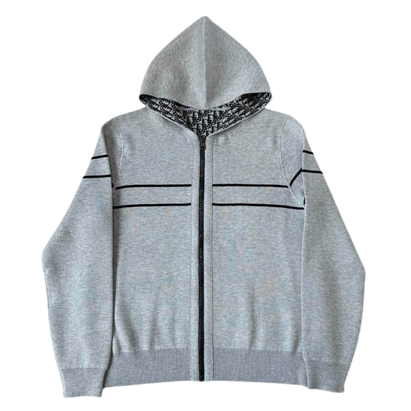 [ Dior ] 디올 리버시블 니트 후드 집업