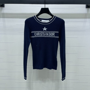 [ Dior ] 디올 라운드 골지 니트