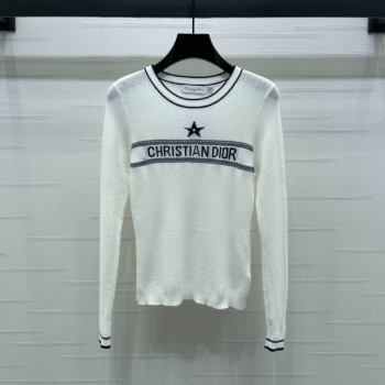 [ Dior ] 디올 라운드 골지 니트