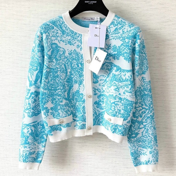 [ Dior ] 디올 라운드 니트 가디건