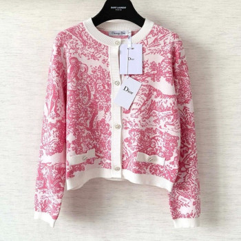 [ Dior ] 디올 라운드 니트 가디건