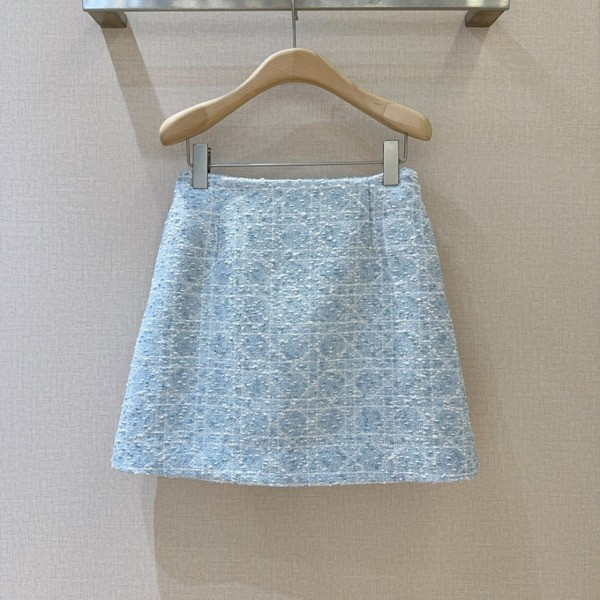 [ Dior ] 디올 체크 미니 스커트