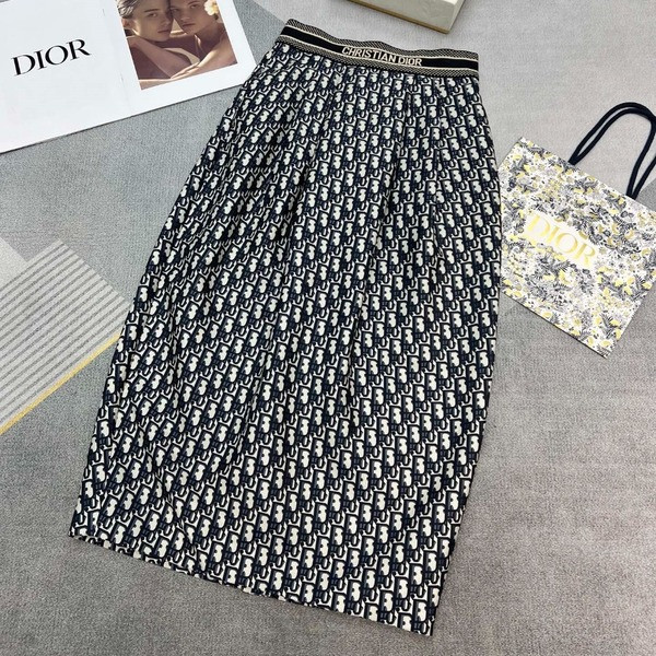 [ Dior ] 디올 밴딩 롱 스커트