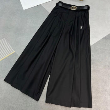 [ Dior ] 디올 하이웨스트 와이드 팬츠