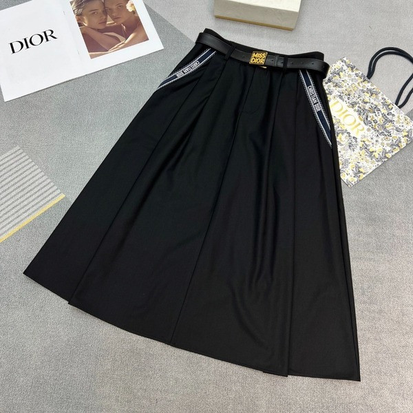 [ Dior ] 디올 포켓 벨트 스커트