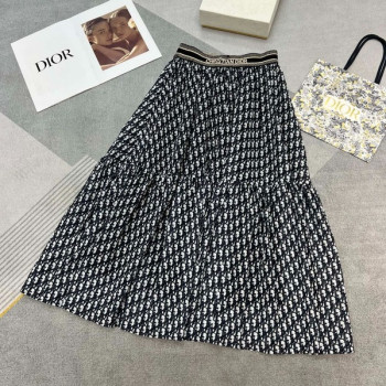 [ Dior ] 디올 로고 프린트 스커트