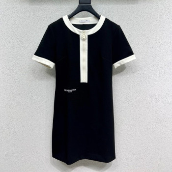 [ Dior ] 디올 투톤 지퍼 원피스
