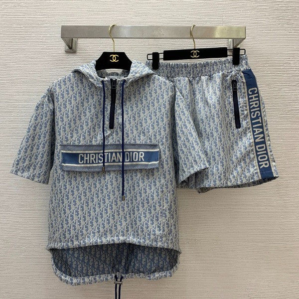 [ Dior ] 디올 자카드 로고 후드 세트