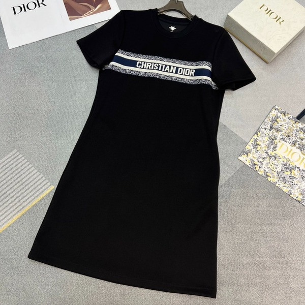 [ Dior ] 디올 라운드 로고 원피스