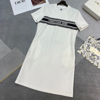 [ Dior ] 디올 라운드 로고 원피스