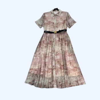 [ Dior ] 디올 카라 벨트 원피스