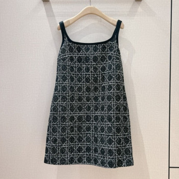 [ Dior ] 디올 체크 나시 원피스