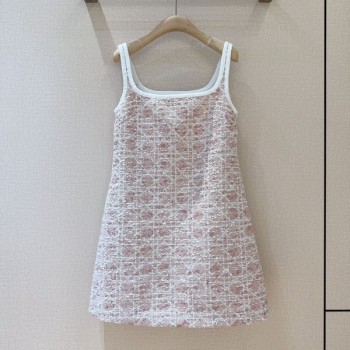 [ Dior ] 디올 체크 나시 원피스