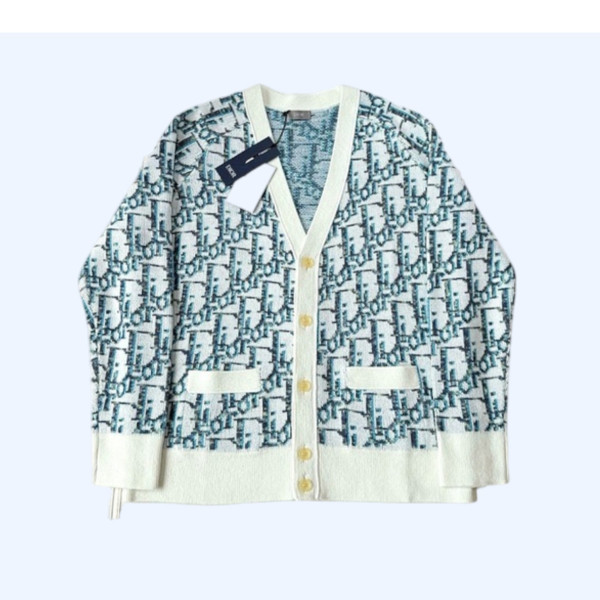 [ Dior ] 디올 로고 울 니트 가디건