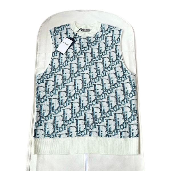 [ Dior ] 디올 로고 울 니트 베스트